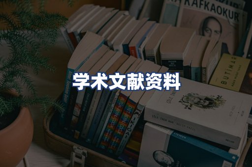 学术文献资料